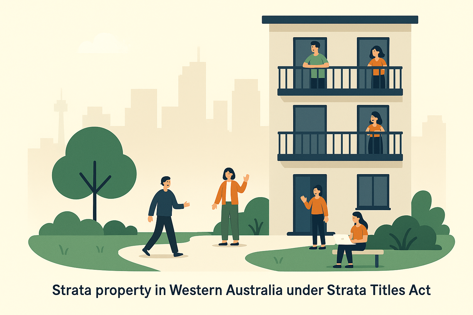 Strata property in Western Australia under Strata Titles Act